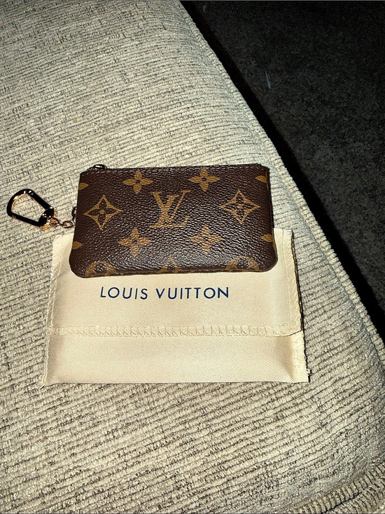Louis Vuitton Handbags - Louis Vuitton Key Pouch Monogram Brown & Gold